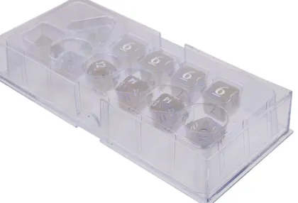 Dice Set Eclipse: Arctic White (11-delig)