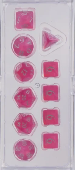 Dice Set Eclipse: Hot Pink (11-delig)