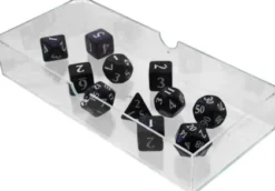 Dice Set Eclipse: Jet Black (11-delig)