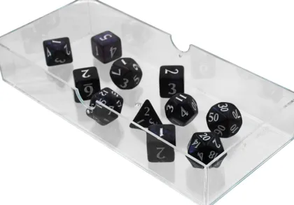 Dice Set Eclipse: Jet Black (11-delig)