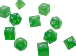 Dice Set Eclipse: Lime Green (11-delig)