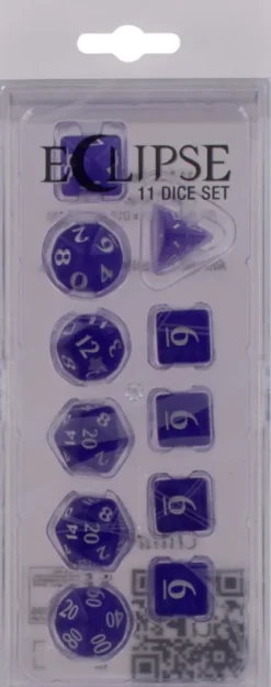 Dice Set Eclipse: Royal Purple (11-delig)
