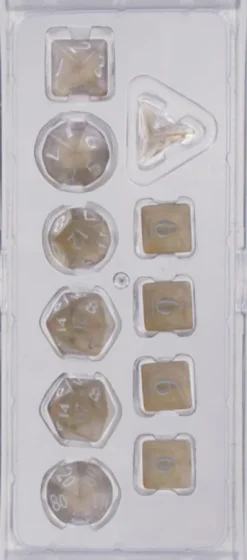 Dice Set Eclipse: Smoke Grey (11-delig)