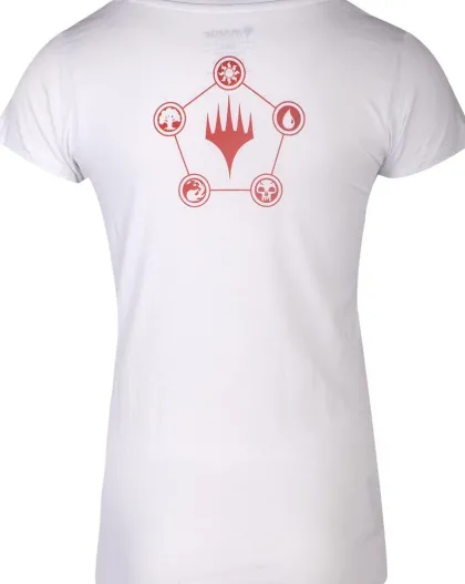 Difuzed Magic: The Gathering - Women's T-shirt: Magic Logo White (L)