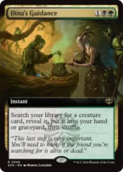 Dina's Guidance (foil) (extended art) - Secrets of Strixhaven Varianten