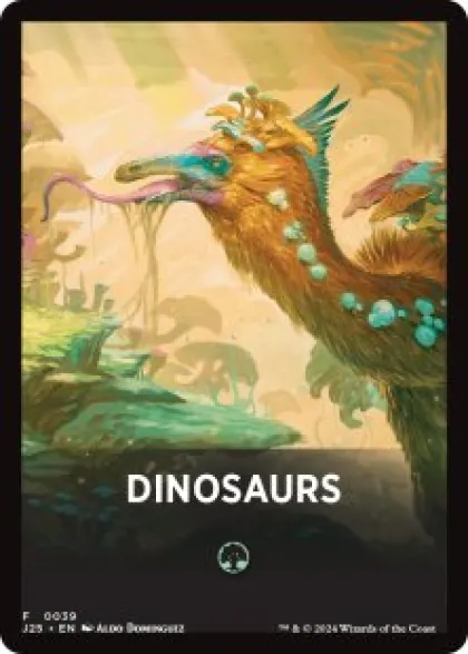 Dinosaurs Front Card - Foundations Jumpstart