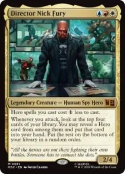 Director Nick Fury - Marvel Super Heroes Commander