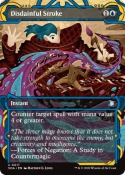 Disdainful Stroke (#017) (foil) (showcase) - Secrets of Strixhaven Mystical Archive