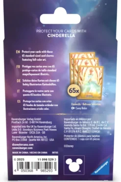 Disney Lorcana - Archazia's Island Card Sleeves: Cinderella (65 stuks)