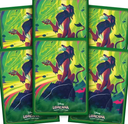 Disney Lorcana - Azurite Sea Card Sleeves: Scar (65 stuks)