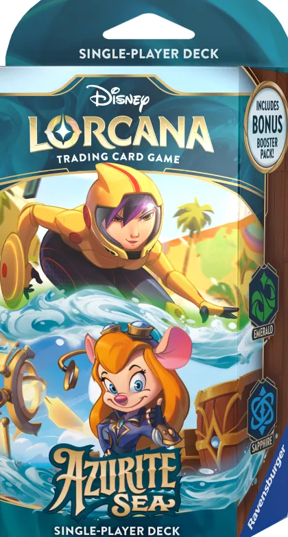 Disney Lorcana - Azurite Sea Starter Deck: Go Go Tomago & Gadget Hackwrench (inclusief booster)