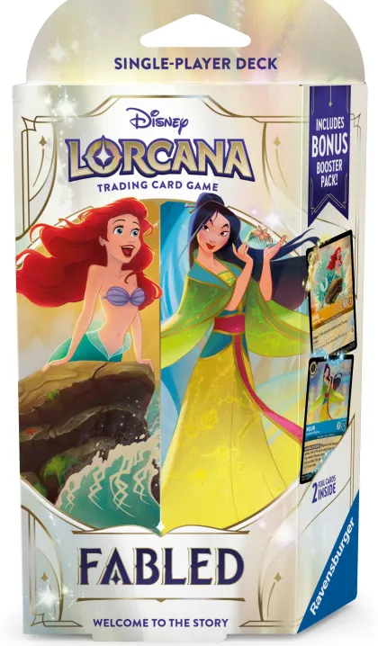Disney Lorcana - Fabled Starter Deck (set van 2 inclusief 2 boosters)
