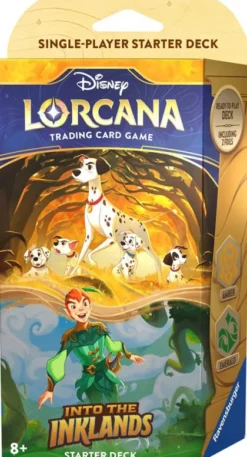 Disney Lorcana - Into the Inklands Starter Deck: Pongo & Peter Pan (inclusief booster)