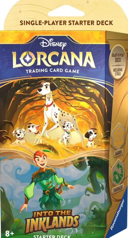 Disney Lorcana - Into the Inklands Starter Deck: Pongo & Peter Pan (inclusief booster)