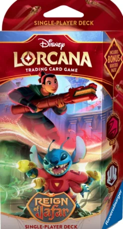 Disney Lorcana - Reign of Jafar Starter Deck: Mulan & Stitch (inclusief booster)