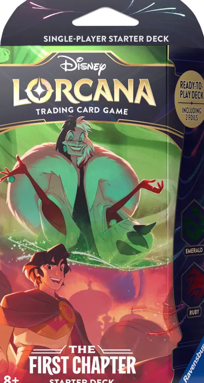 Disney Lorcana - The First Chapter Starter Deck: Cruella de Vil & Aladdin (inclusief booster)