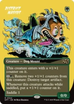 District Mascot (#344) (borderless) - Aetherdrift Varianten