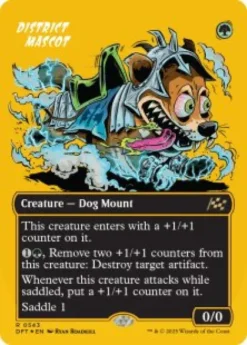 District Mascot (#543) (first-place foil) (borderless) - Aetherdrift First-Place Box Toppers