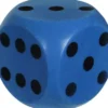 Dobbelsteen Schuimrubber: Blauw/Zwart