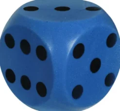 Dobbelsteen Schuimrubber: Blauw/Zwart
