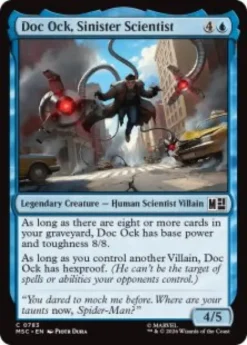 Doc Ock, Sinister Scientist (foil) - Marvel Super Heroes Commander