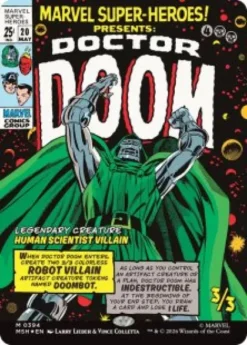 Doctor Doom (#394) (foil) (borderless) - Marvel Super Heroes Varianten