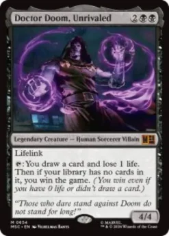 Doctor Doom, Unrivaled (foil) - Marvel Super Heroes Commander