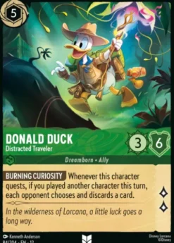 Donald Duck, Distracted Traveler - Wilds Unknown