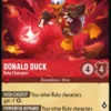 Donald Duck, Ruby Champion (foil) - Whispers