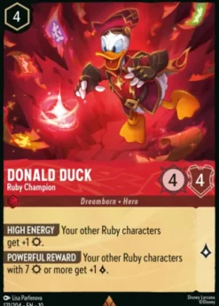 Donald Duck, Ruby Champion (foil) - Whispers