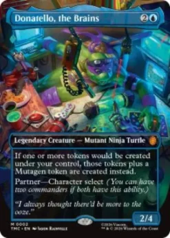 Donatello, the Brains (foil) (borderless) - Teenage Mutant Ninja Turtles Eternal-Legal