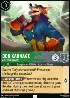 Don Karnage, Air Pirate Leader - Reign of Jafar