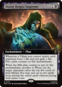 Doom Reigns Supreme (foil) (extended art) - Marvel Super Heroes Varianten