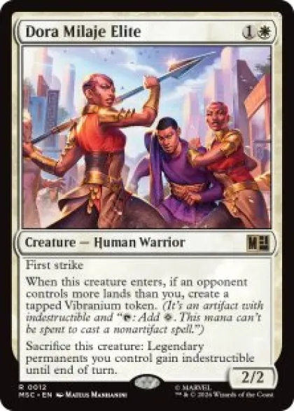 Dora Milaje Elite (surge foil) - Marvel Super Heroes Commander
