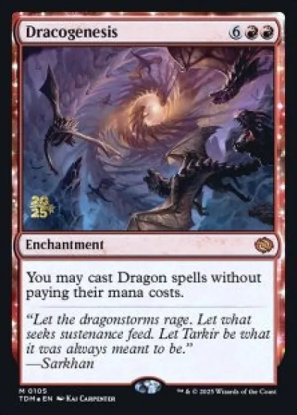 Dracogenesis (foil) - Tarkir: Dragonstorm Prerelease Promo's