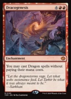 Dracogenesis (foil) - Tarkir: Dragonstorm Planeswalker Stamped
