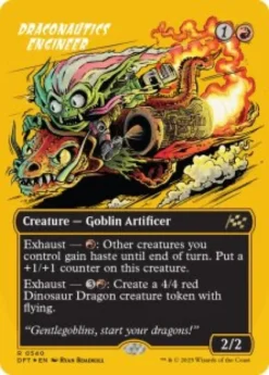 Draconautics Engineer (#540) (first-place foil) (borderless) - Aetherdrift First-Place Box Toppers