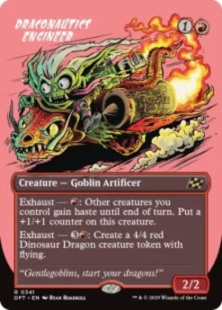 Draconautics Engineer (#341) (foil) (borderless) - Aetherdrift Varianten