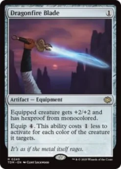 Dragonfire Blade (foil) - Tarkir: Dragonstorm