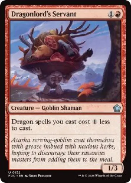 Dragonlord's Servant - Foundations Commander Decks