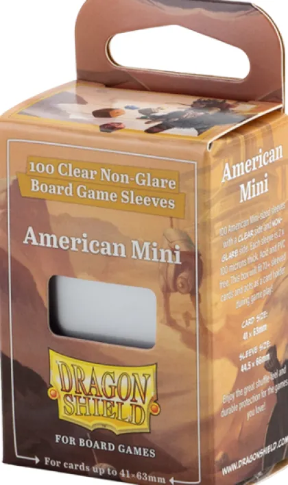 Dragon Shield American Mini Board Game Sleeves - Non-Glare 41 x 63 mm (100 stuks)