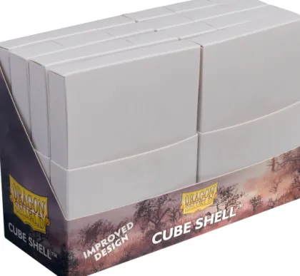 Dragon Shield Cube Shell Ashen White (8 stuks)