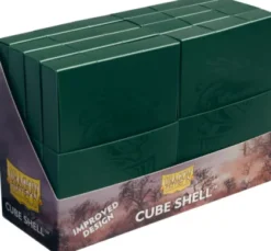 Dragon Shield Cube Shell Forest Green (8 stuks)
