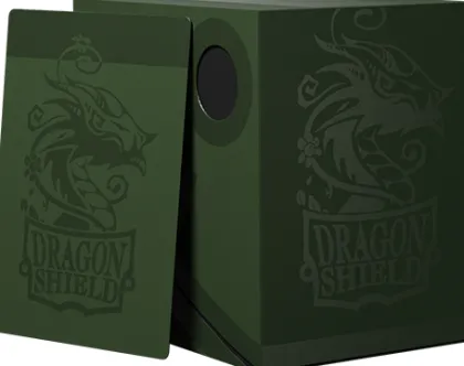 Dragon Shield Double Shell Forest Green and Black