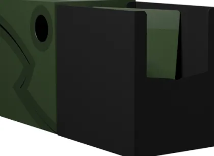 Dragon Shield Double Shell Forest Green and Black