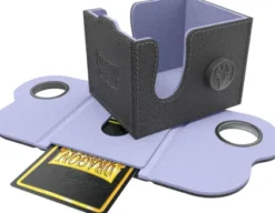 Dragon Shield - Dragon Lock Deckbox 100+: Black & Lilac