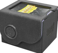 Dragon Shield - Dragon Lock Deckbox 100+: Black & Lilac