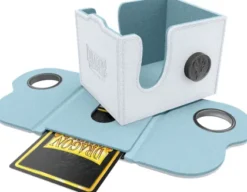Dragon Shield - Dragon Lock Deckbox 100+: White & Aqua