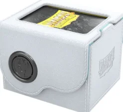 Dragon Shield - Dragon Lock Deckbox 100+: White & Aqua