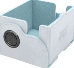 Dragon Shield - Dragon Lock Deckbox 150+: White & Aqua
